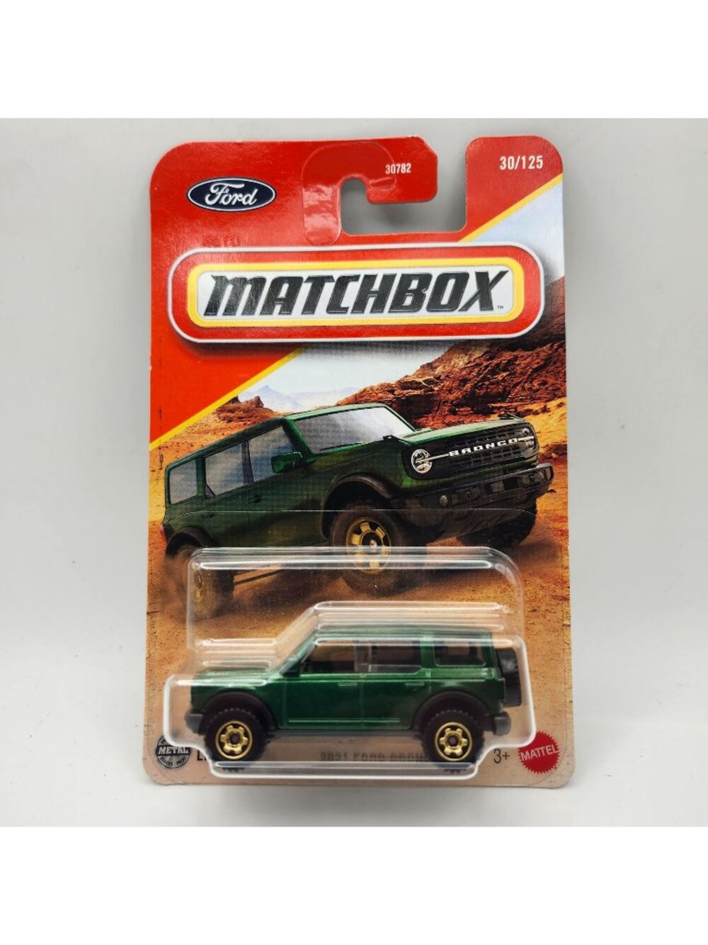 Matchbox 2021 Ford Bronco 2025 Dark Forest Green 30/125